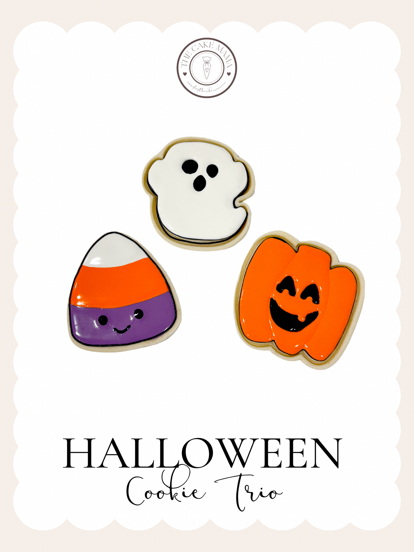 Halloween Cookie Trio
