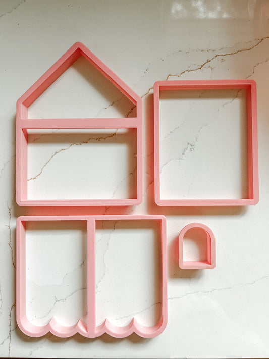 Gingerbread House Cookie Cutter Set - The Cake Mama