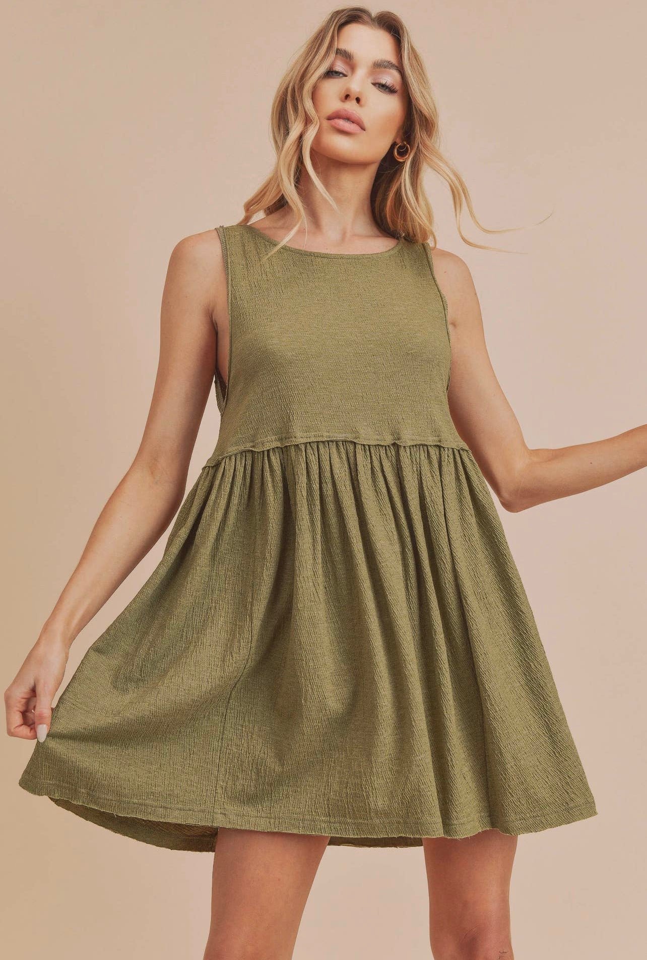 The Izzy Dress - Olive