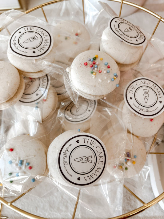 Coconut Macaron (2 pk) - The Cake Mama
